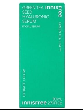 Innisfree Green Tea Seed Hyaluronic Serum Hydrating Glow Facial Serum 80 ml NEW!